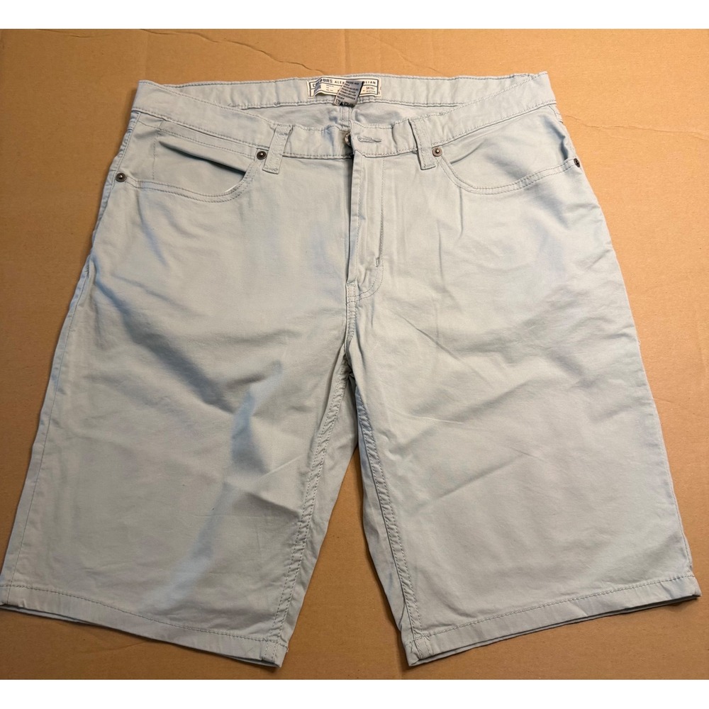 Colours Alexander Julian Mens Stretch Chino Shorts Light Blue Size 34 AS9FVPMT